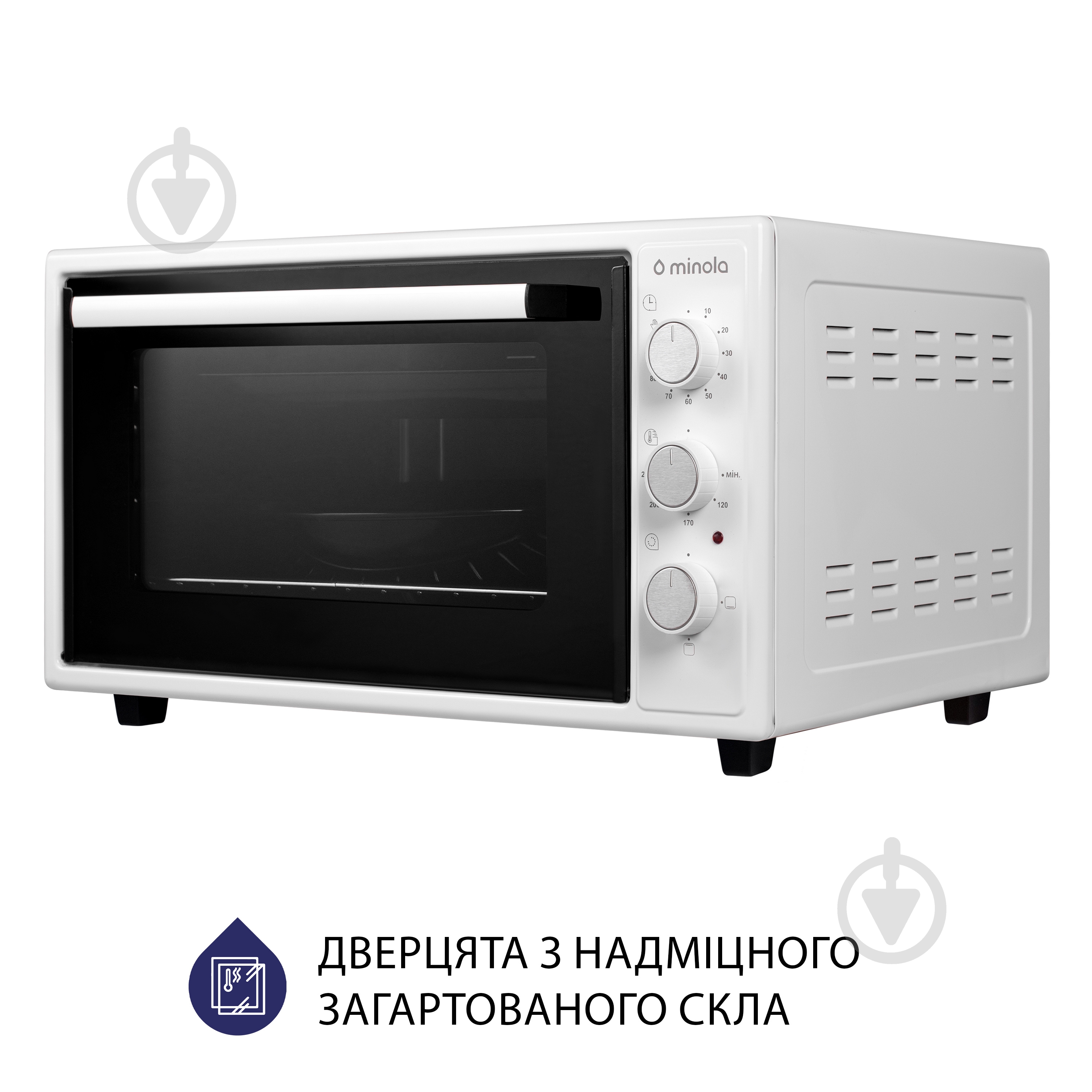 Электрическая мини-печь Minola FOE 4815 WH - фото 5