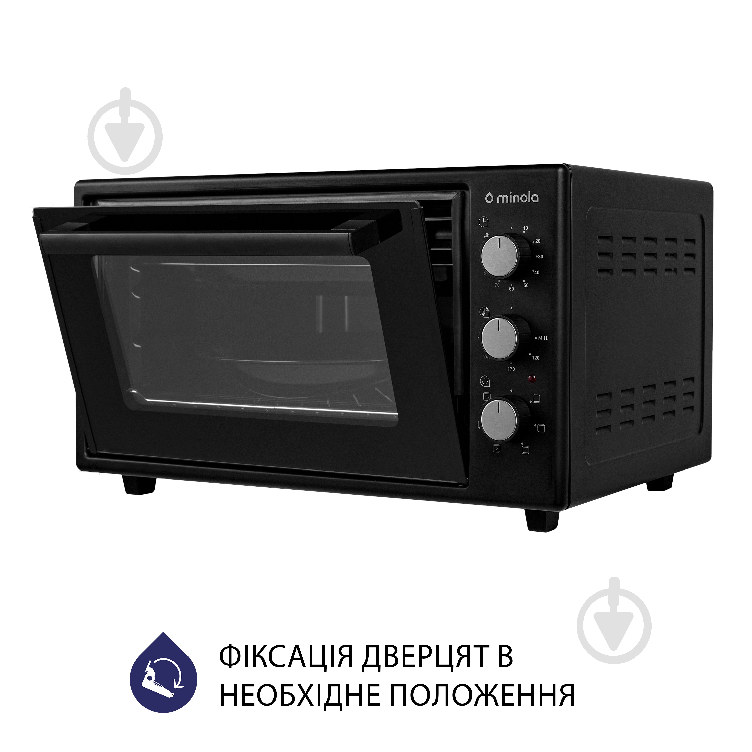 Электрическая мини-печь Minola FOET 3714 BL - фото 7