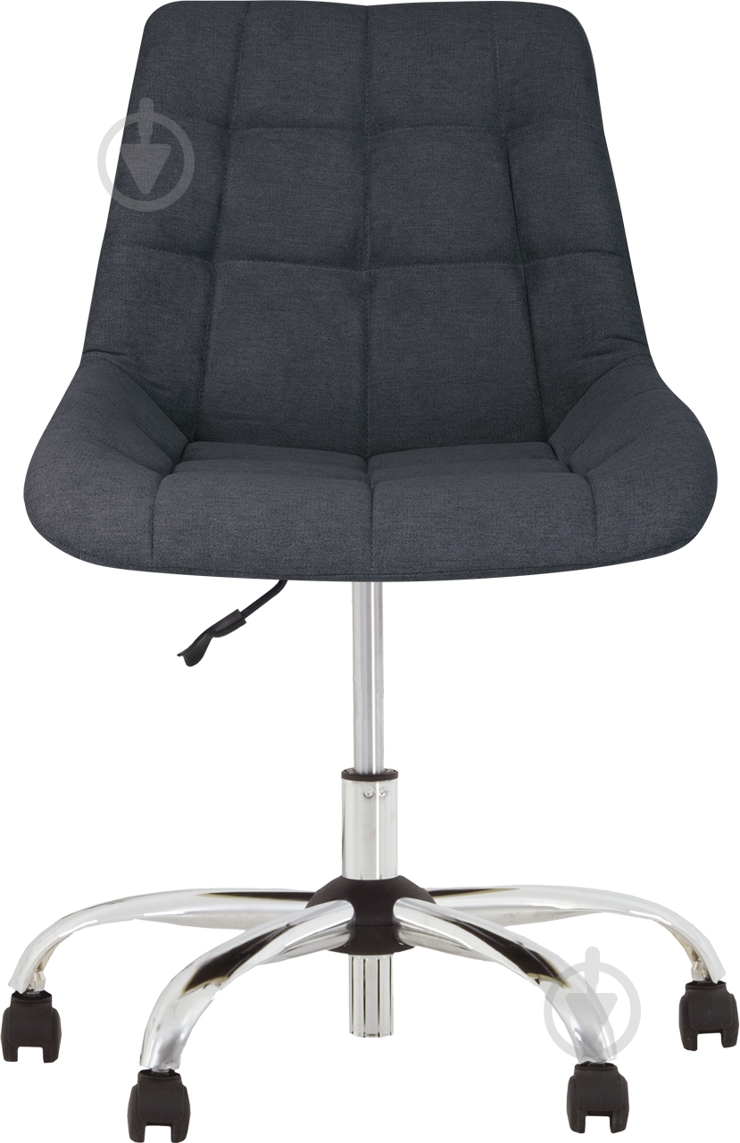 Крісло Nowy Styl NICOLE GTS (J) CHR61 SQR (CH) SORO-95 темно-сірий - фото 2