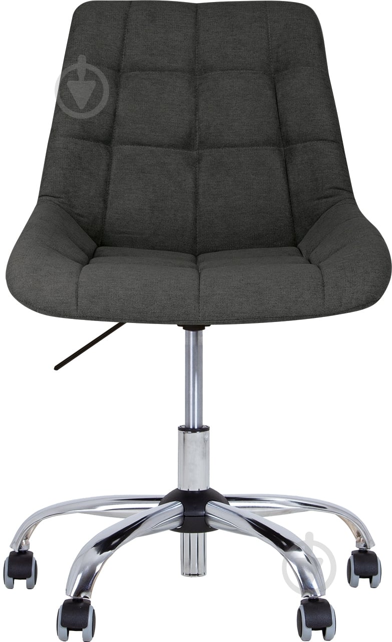 Крісло Nowy Styl NICOLE GTS (J) CHR61 SQR (CH) SORO-95 темно-сірий - фото 2