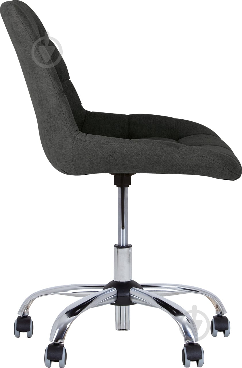 Крісло Nowy Styl NICOLE GTS (J) CHR61 SQR (CH) SORO-95 темно-сірий - фото 3