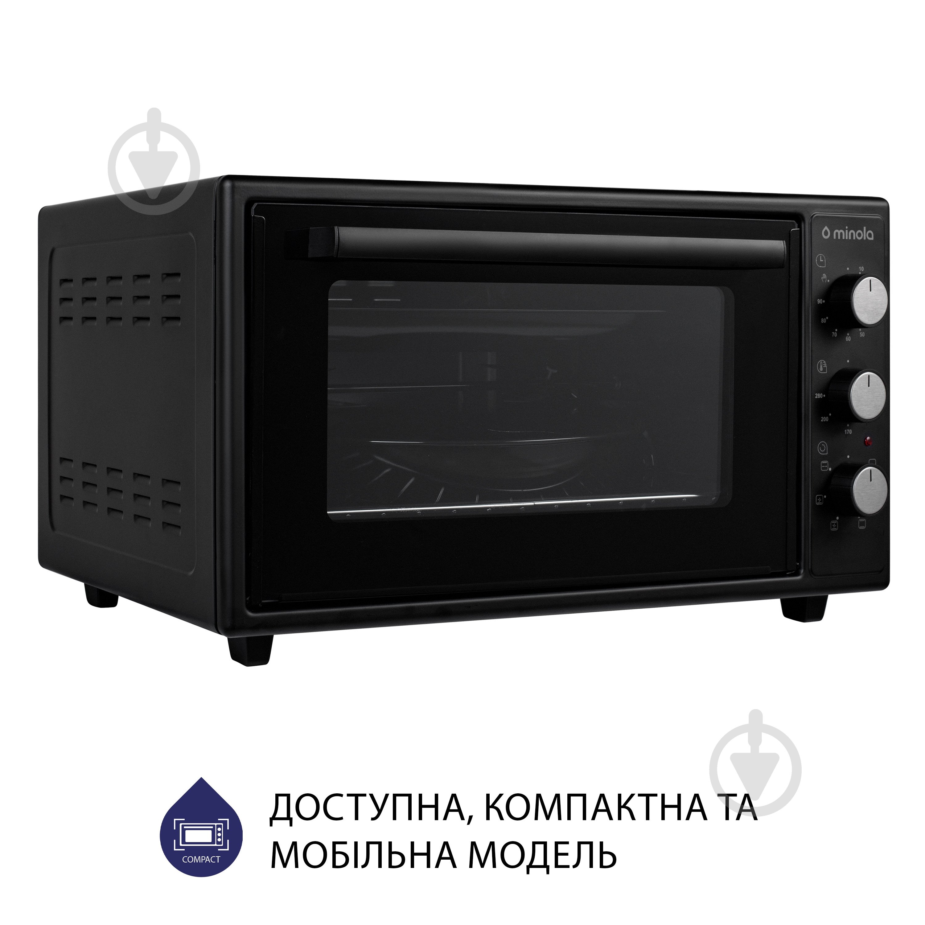 Електрична міні-піч Minola FOET 4815 BL - фото 4