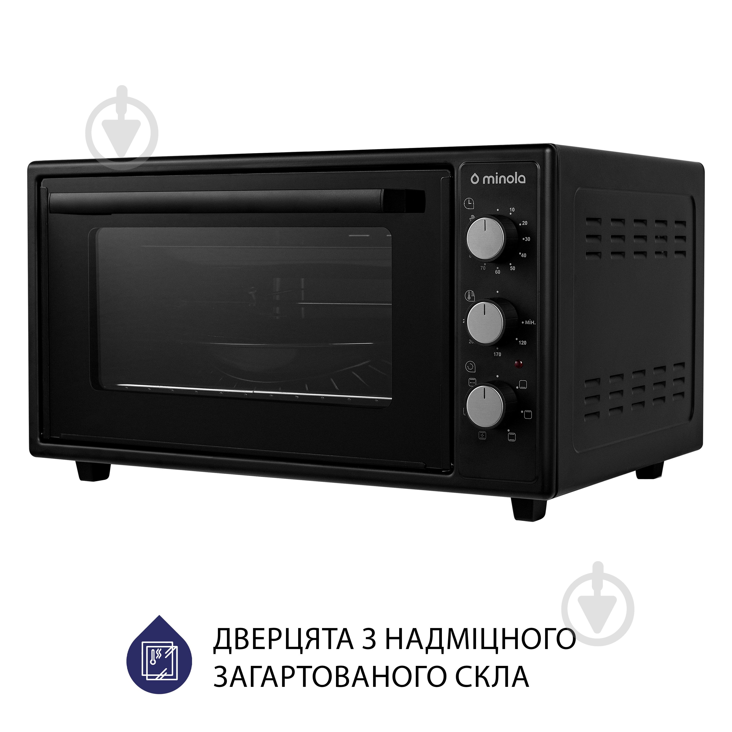 Електрична міні-піч Minola FOET 4815 BL - фото 5
