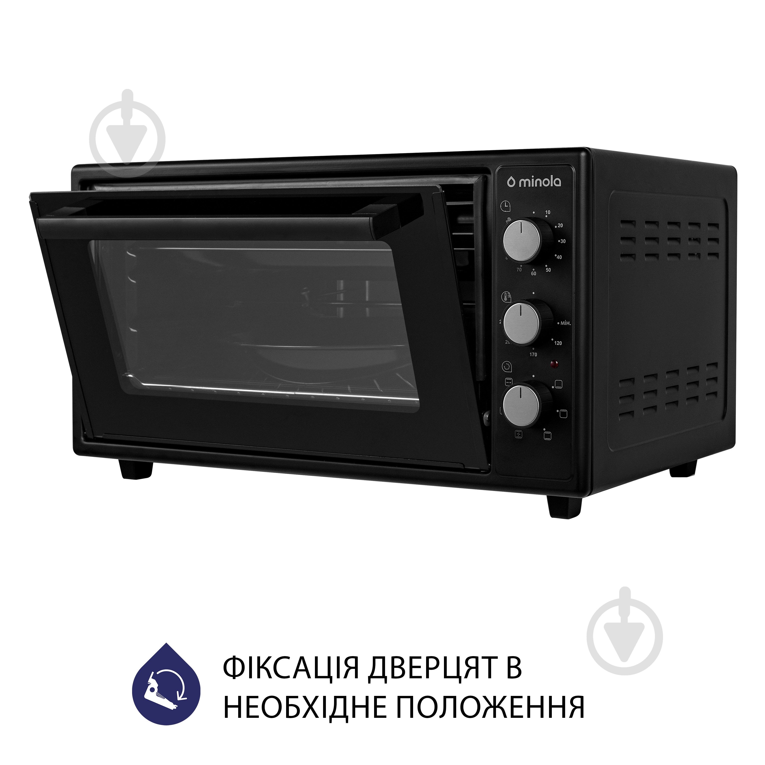 Електрична міні-піч Minola FOET 4815 BL - фото 7