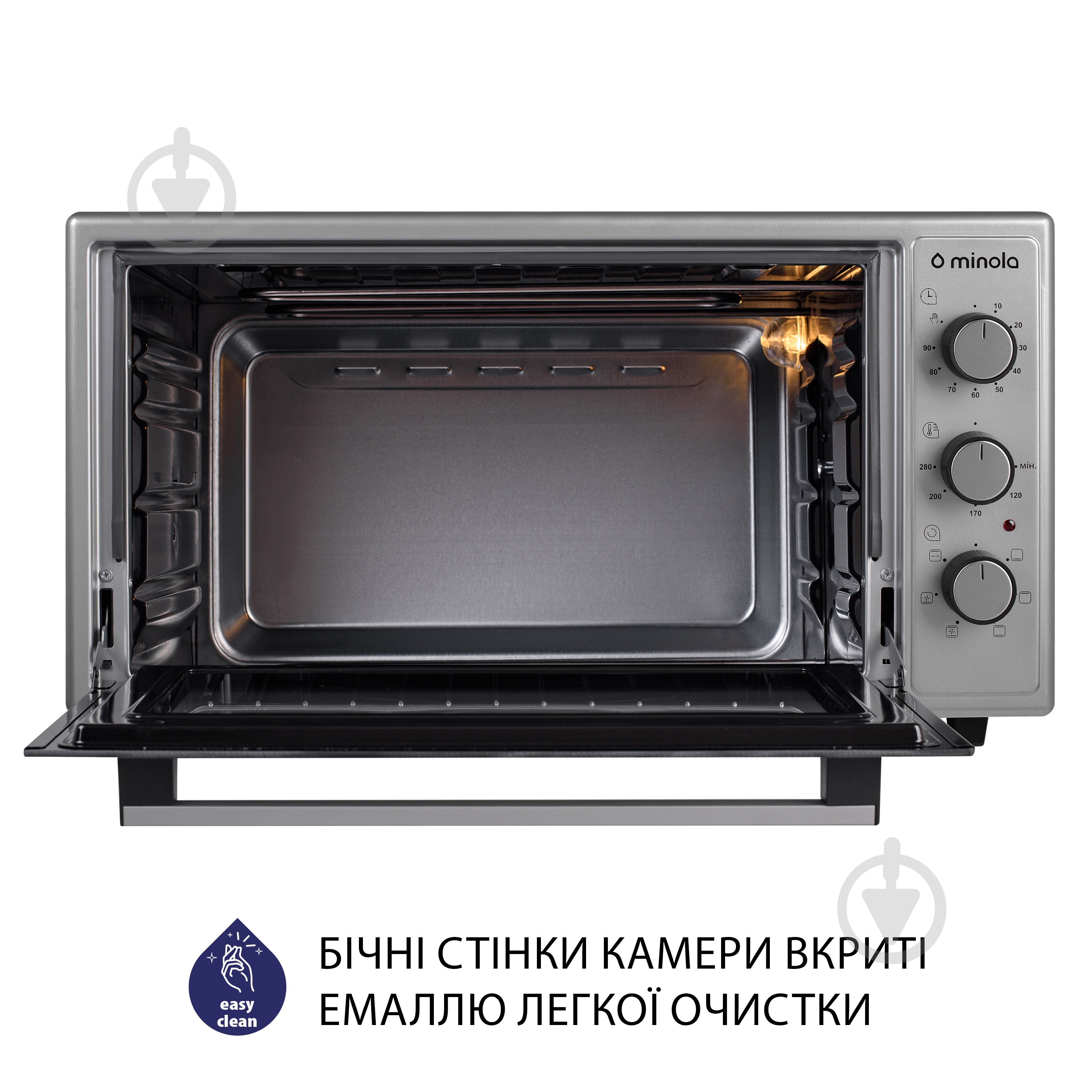 Електрична міні-піч Minola FOET 4815 GR - фото 9
