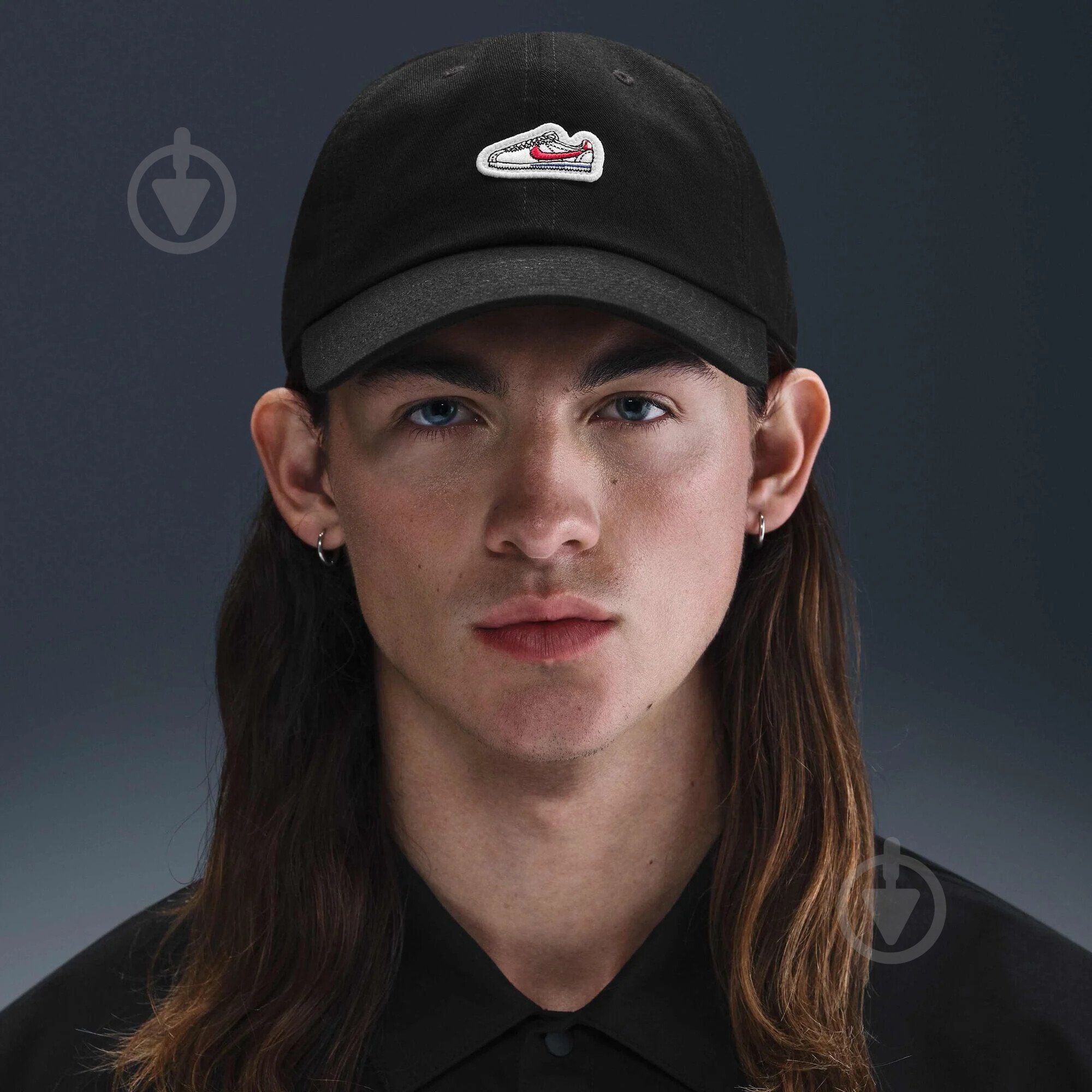 Кепка Nike U NK CLUB CAP U CB CRTZ PTCH L HJ7124-010 M-L черный - фото 1