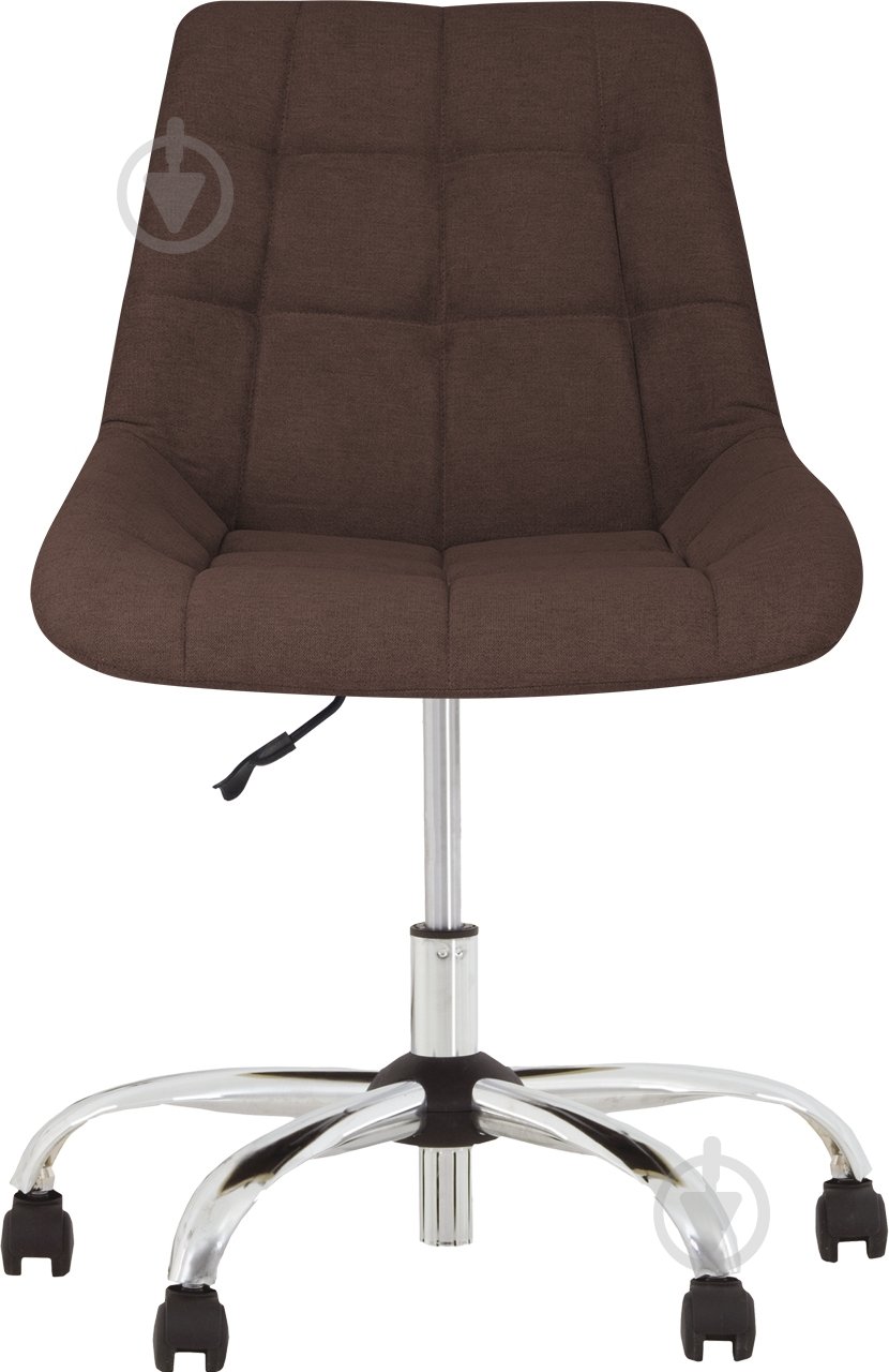 Крісло Nowy Styl NICOLE GTS (J) CHR61 SQR (CH) SORO-28 коричневий - фото 2