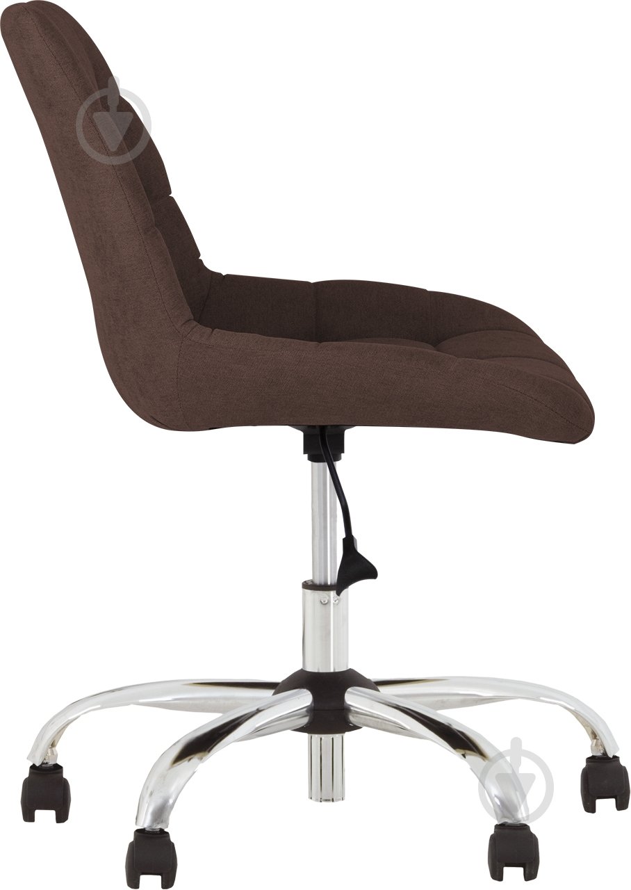 Крісло Nowy Styl NICOLE GTS (J) CHR61 SQR (CH) SORO-28 коричневий - фото 3