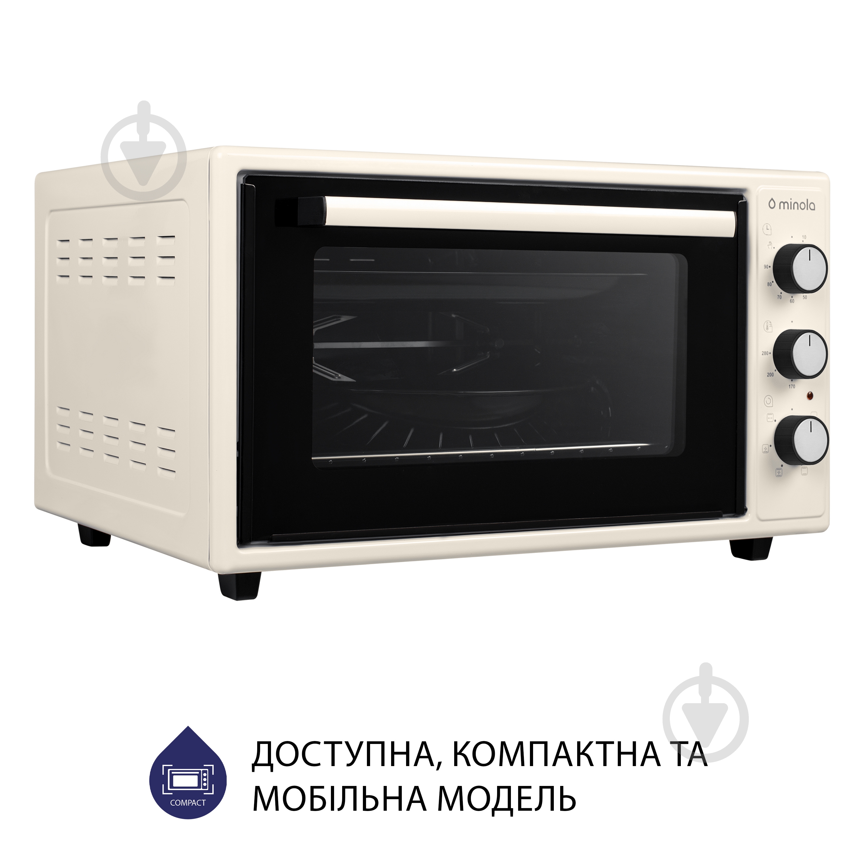 Электрическая мини-печь Minola FOET 4815 IV - фото 4 Электрическая мини-печь Minola FOET 4815 IV - фото 4