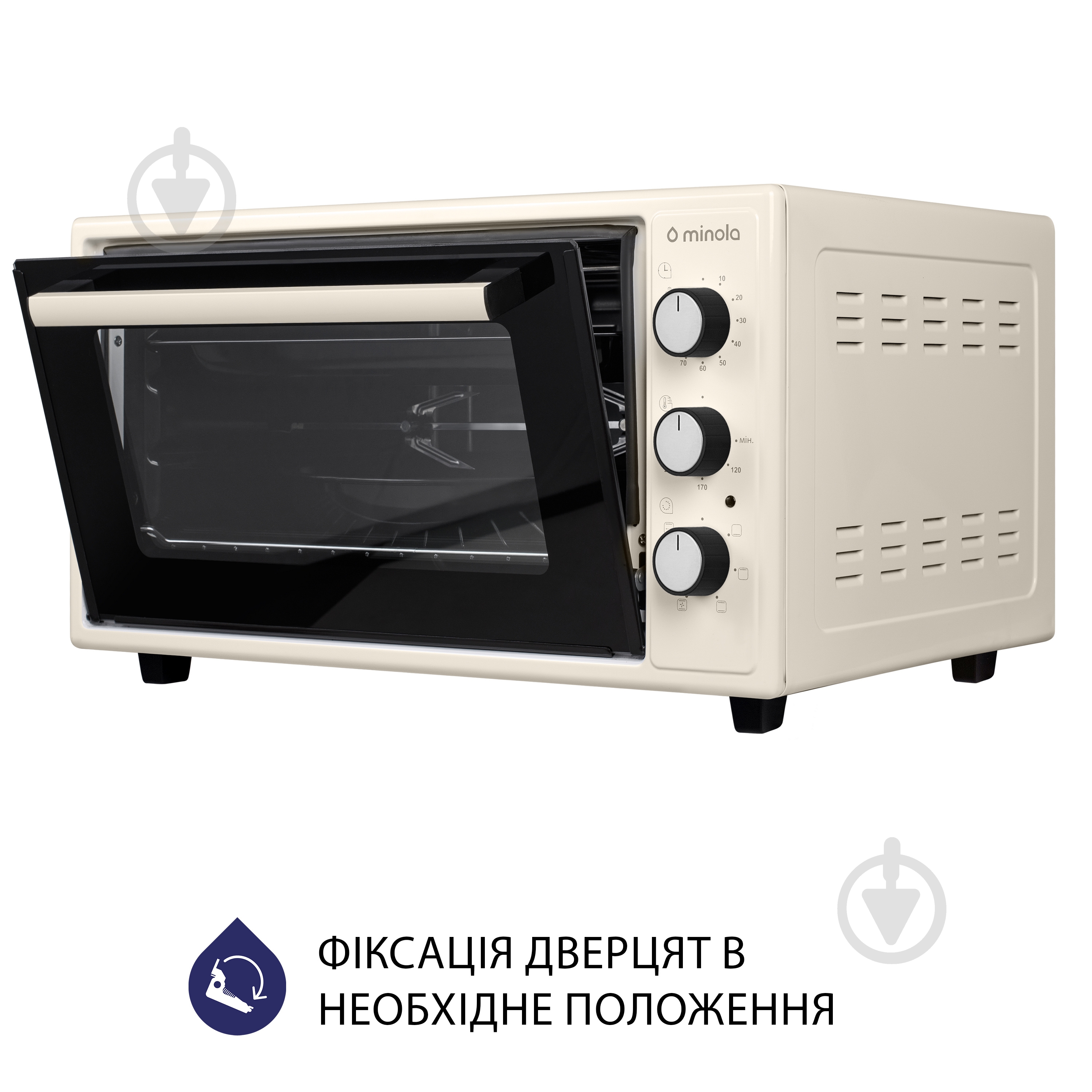 Электрическая мини-печь Minola FOET 4815 IV - фото 7 Электрическая мини-печь Minola FOET 4815 IV - фото 7