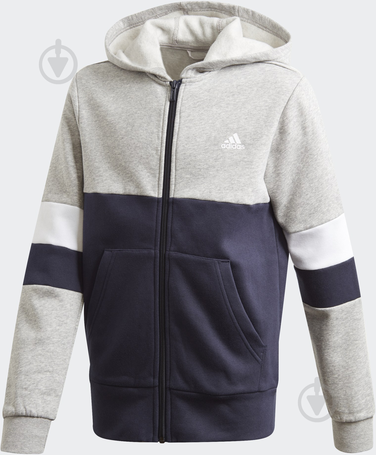 Джемпер Adidas GD6327 р. 152 серый - фото 1 Джемпер Adidas GD6327 р. 152 серый - фото 1