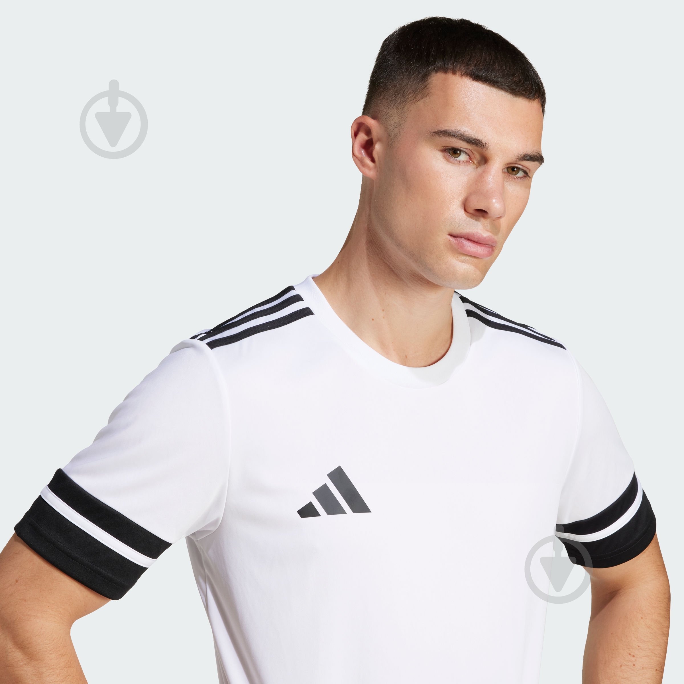 Футболка Adidas SQUA25 JSY M JG5835 р.XL білий - фото 3 Футболка Adidas SQUA25 JSY M JG5835 р.XL білий - фото 3