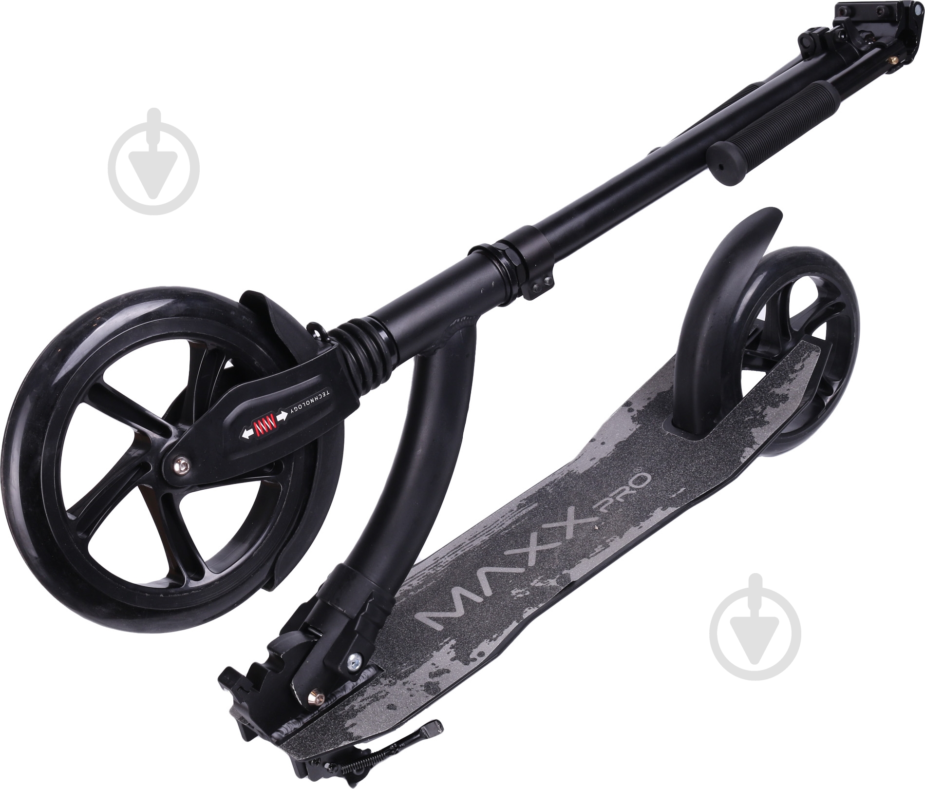 Самокат MaxxPro черный SC-30-BL - фото 4 Самокат MaxxPro черный SC-30-BL - фото 4