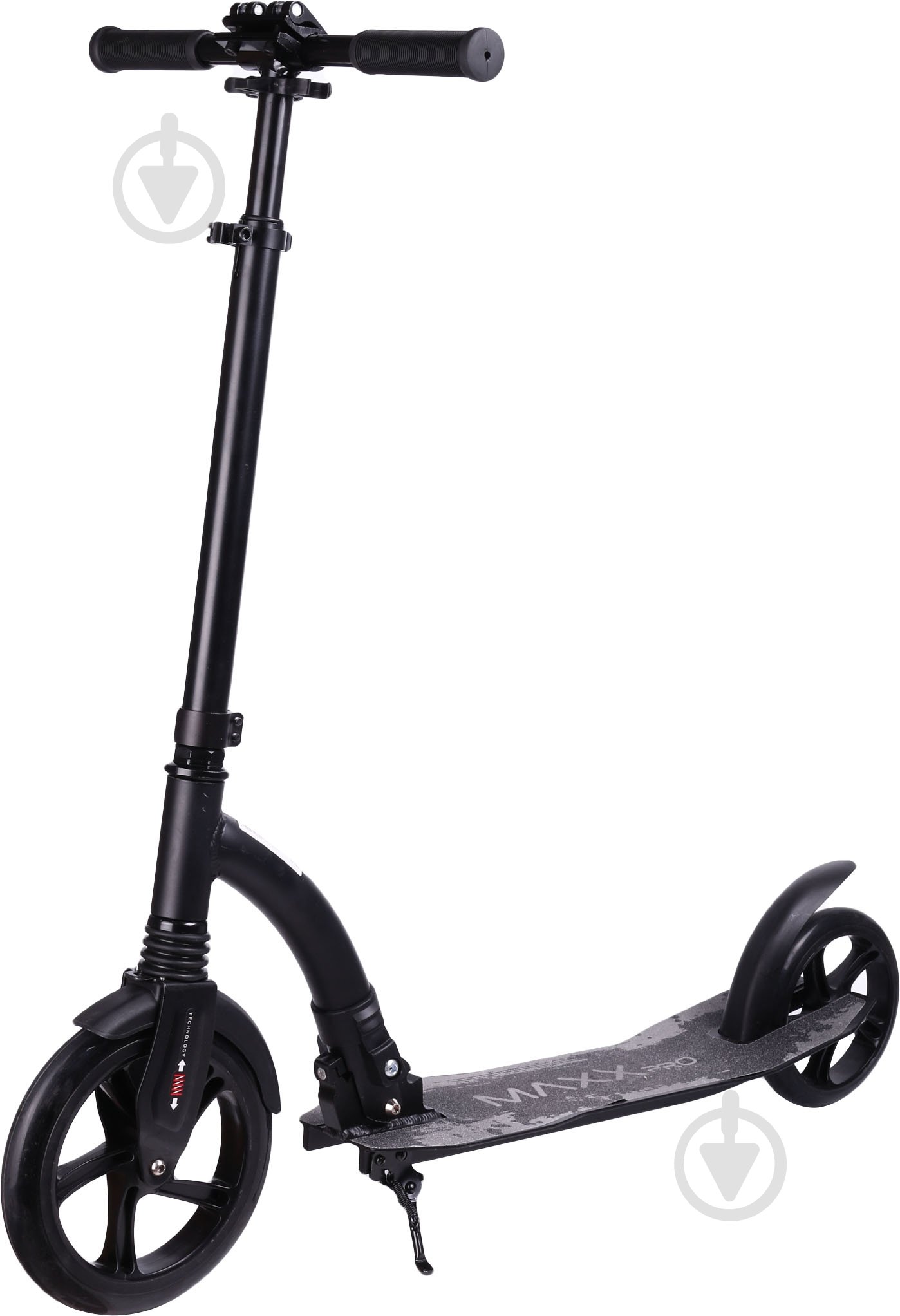 Самокат MaxxPro черный SC-30-BL - фото 1 Самокат MaxxPro черный SC-30-BL - фото 1