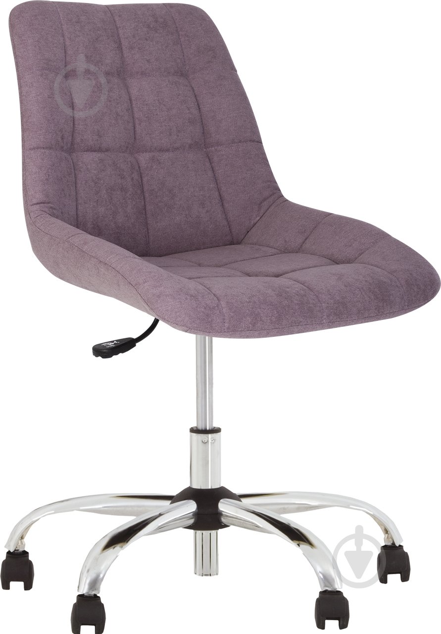 Крісло Nowy Styl NICOLE GTS (J) CHR61 SQR (CH) SORO-65 фіолетовий - фото 1