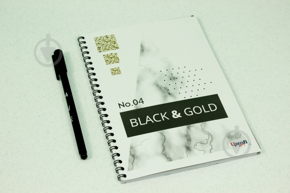 Книга для записей Office Black & Gold rectangle, А5 Profiplan - фото 4