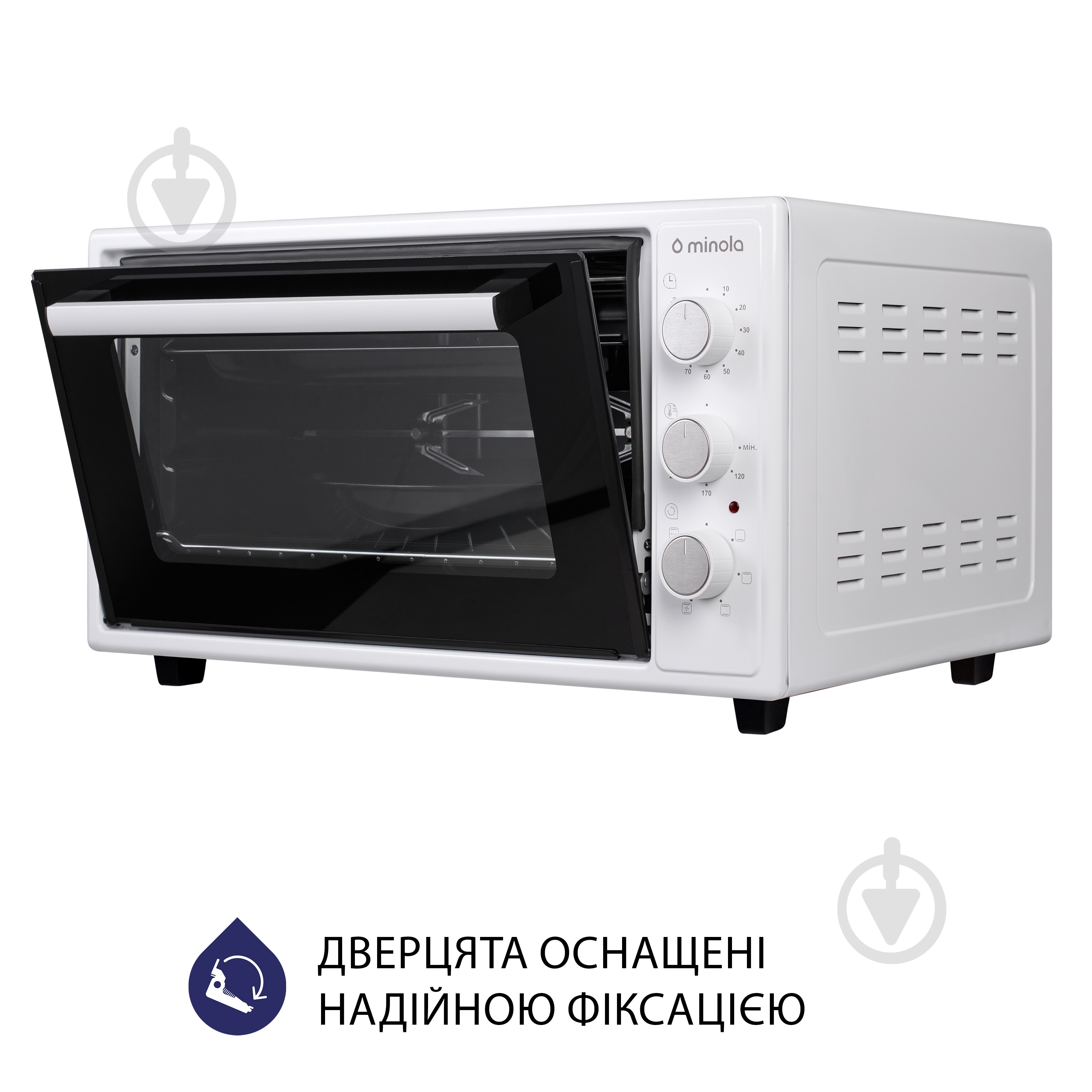 Електрична міні-піч Minola FOET 4815 WH - фото 7