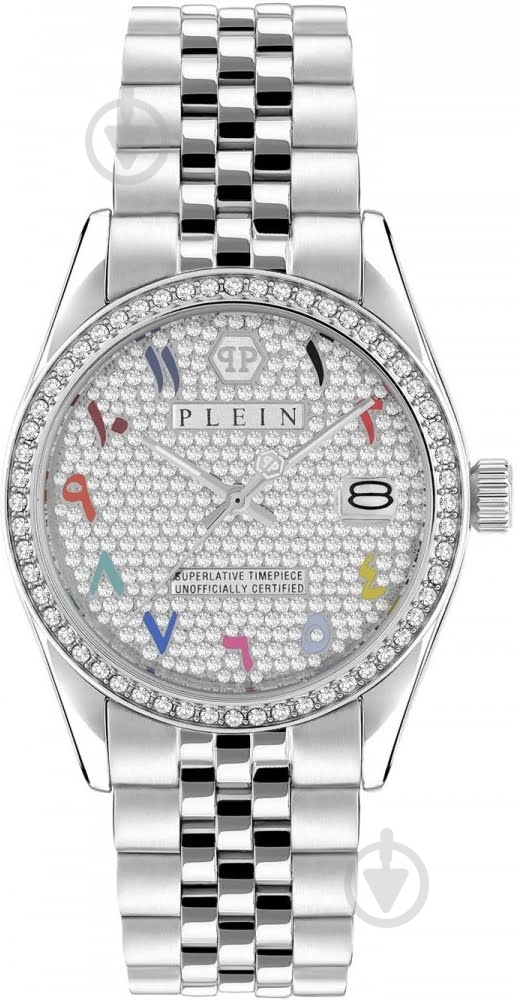 Наручные часы Date Superlative Philipp Plein silver (Ppwyaa0723) - фото 1