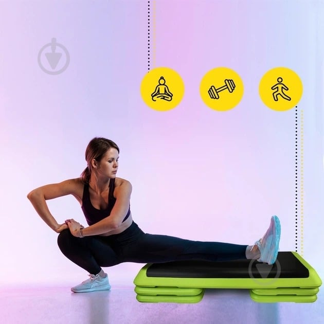 Степ-платформа Cornix XR-0401 Green/Black - фото 8 Степ-платформа Cornix XR-0401 Green/Black - фото 8