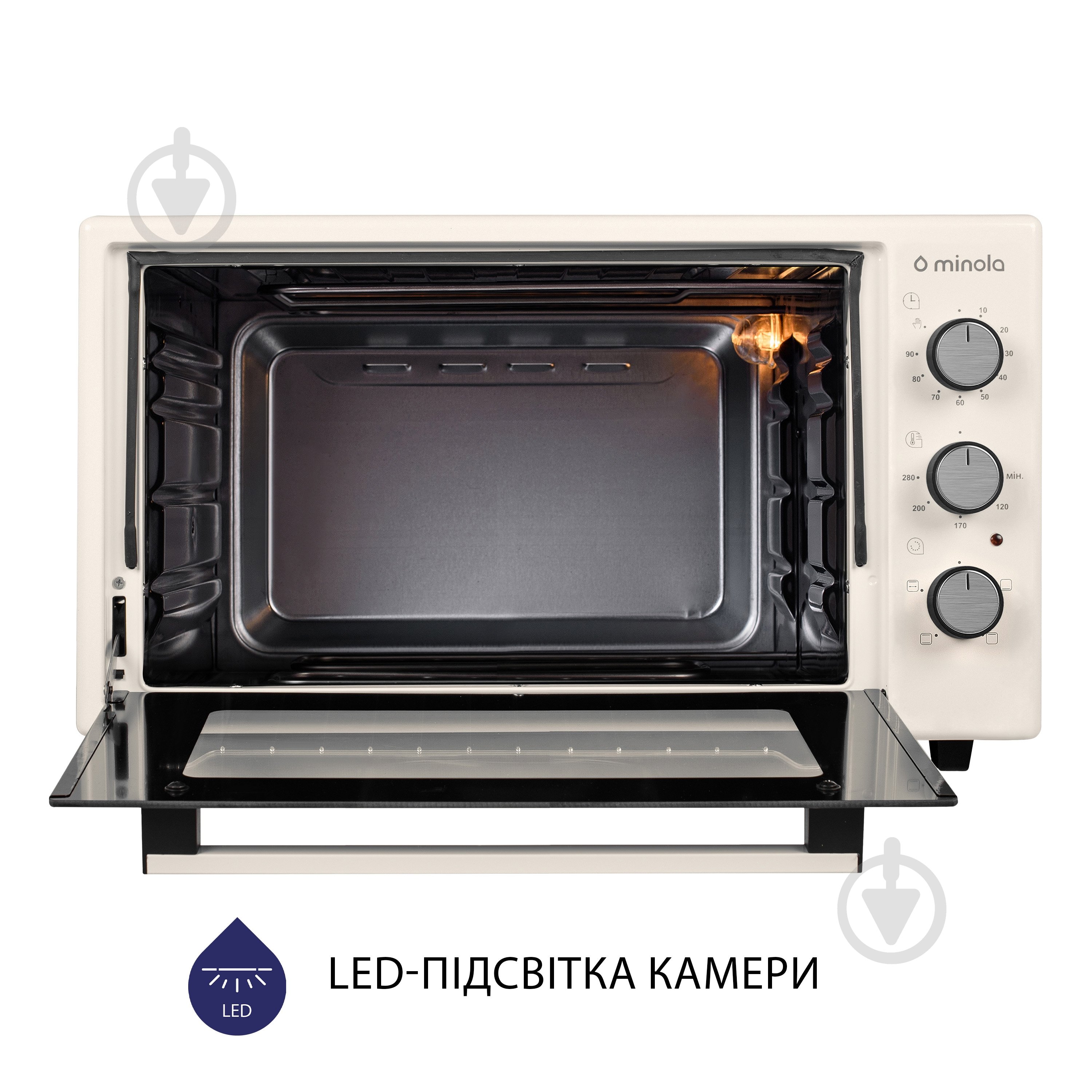 Электрическая мини-печь Minola FOEV 3714 IV - фото 8