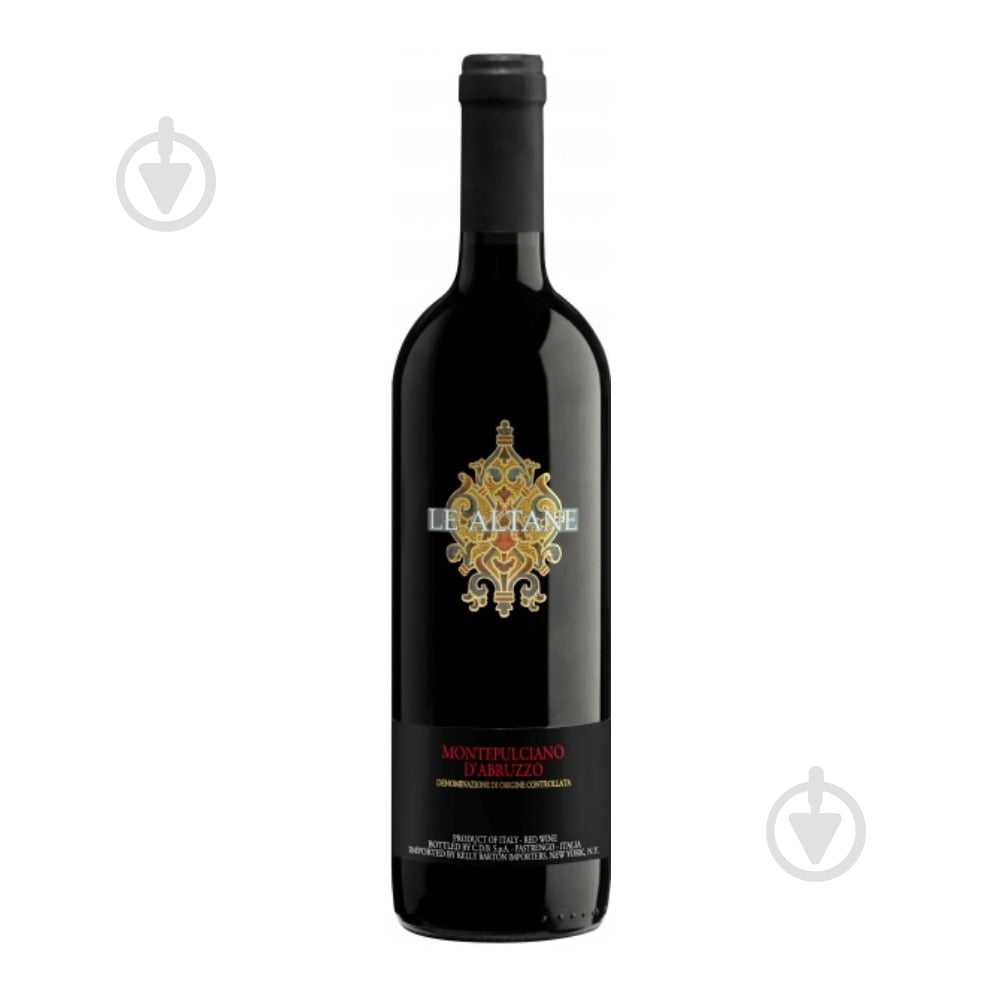 Вино Botter Montepulciano d'Abruzzo DOC красное сухое 0,75 л - фото 1