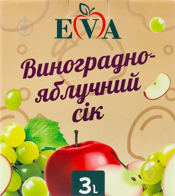 Сік EVA Виноградно-яблучний 3 л - фото 2