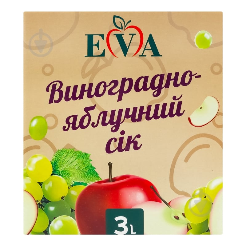 Сік EVA Виноградно-яблучний 3 л - фото 5