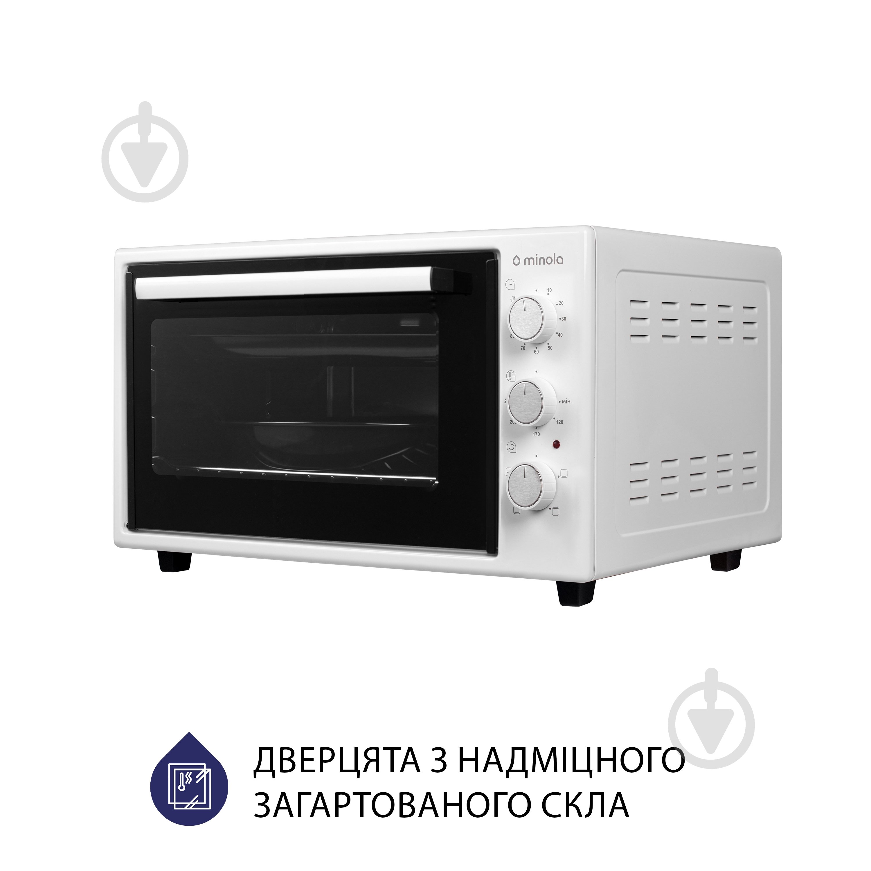 Электрическая мини-печь Minola FOEV 3714 WH - фото 5 Электрическая мини-печь Minola FOEV 3714 WH - фото 5