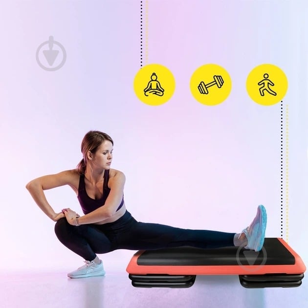 Степ-платформа Cornix XR-0404 Black/Red - фото 6