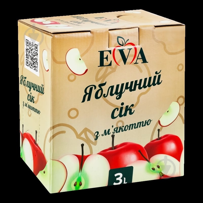 Сок EVA Яблочный сок с мякотью 3 л - фото 8 Сок EVA Яблочный сок с мякотью 3 л - фото 8