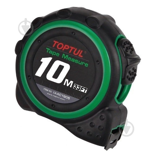Рулетка Toptul IAAC3010 10 м x 30 мм - фото 1 Рулетка Toptul IAAC3010 10 м x 30 мм - фото 1