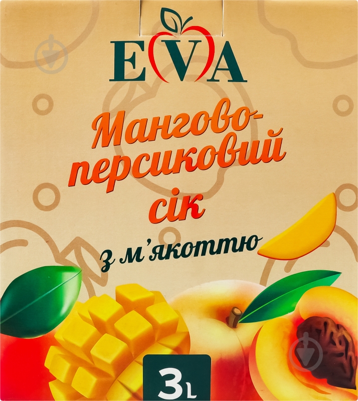 Сок EVA Мангово-персиковый 3 л - фото 2 Сок EVA Мангово-персиковый 3 л - фото 2
