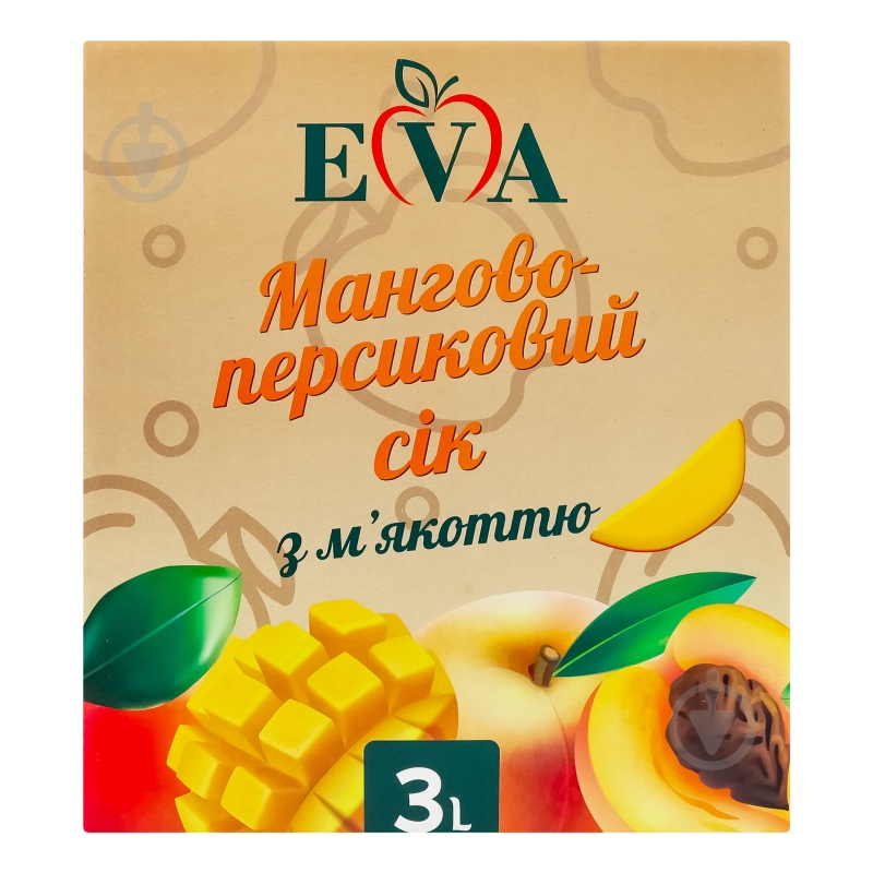 Сок EVA Мангово-персиковый 3 л - фото 5 Сок EVA Мангово-персиковый 3 л - фото 5