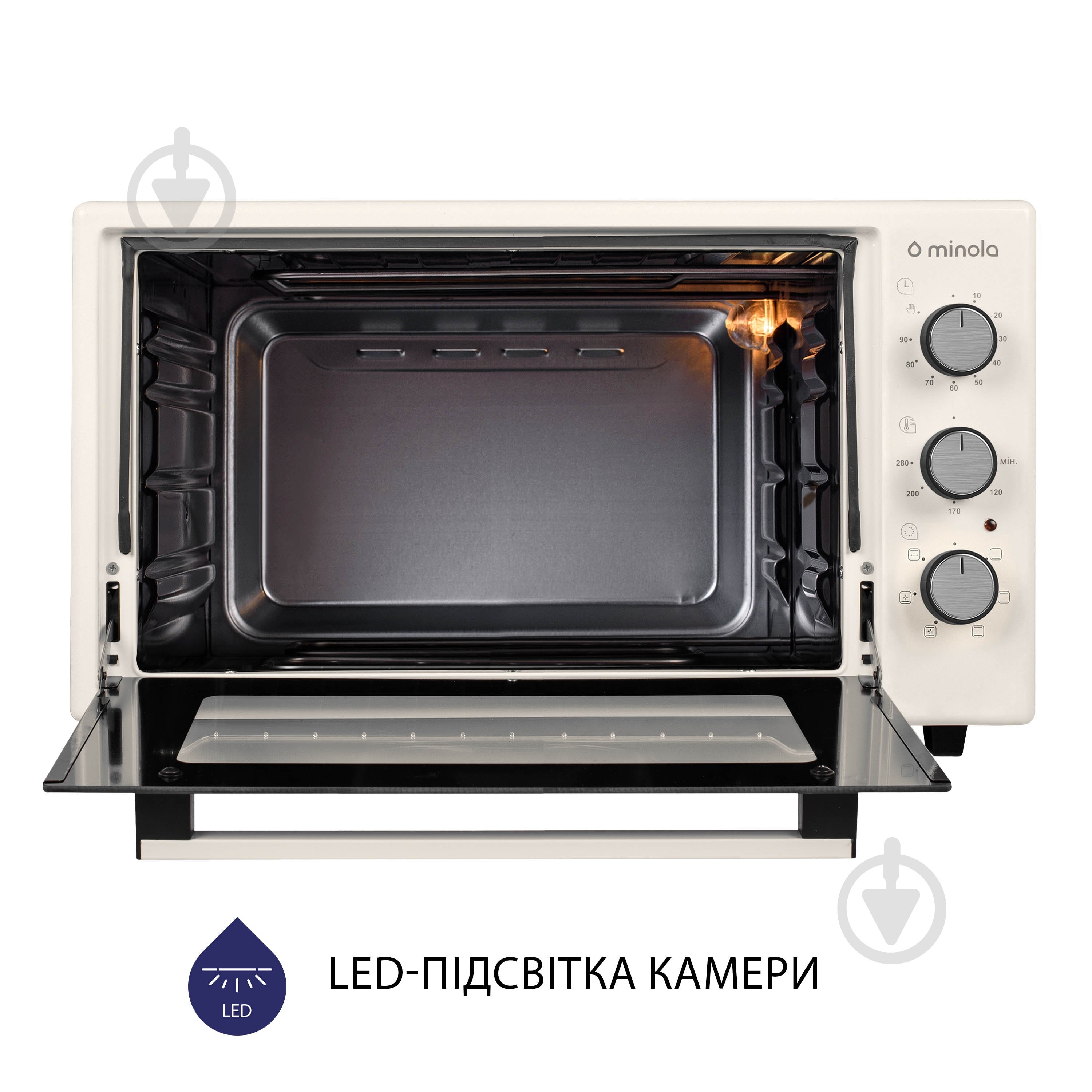Електрична міні-піч Minola FOET 3714 IV - фото 9
