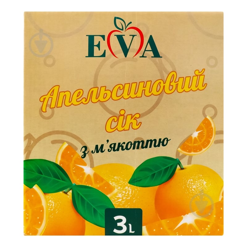 Сок EVA Апельсиновый с мякотью 3 л - фото 5