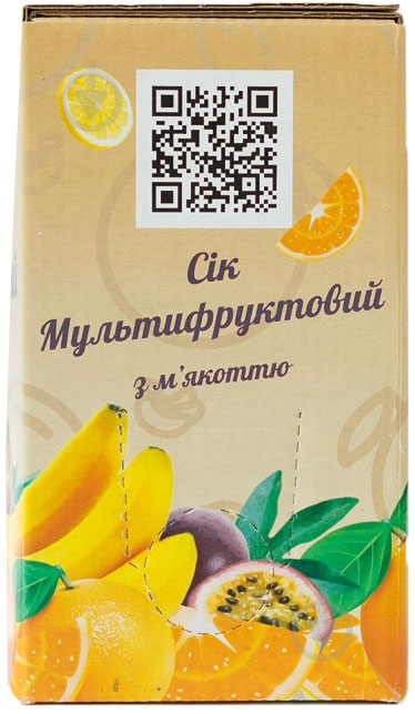 Сік EVA Мультифруктовий з м'якоттю 3 л (Сік) - фото 3 Сік EVA Мультифруктовий з м'якоттю 3 л (Сік) - фото 3