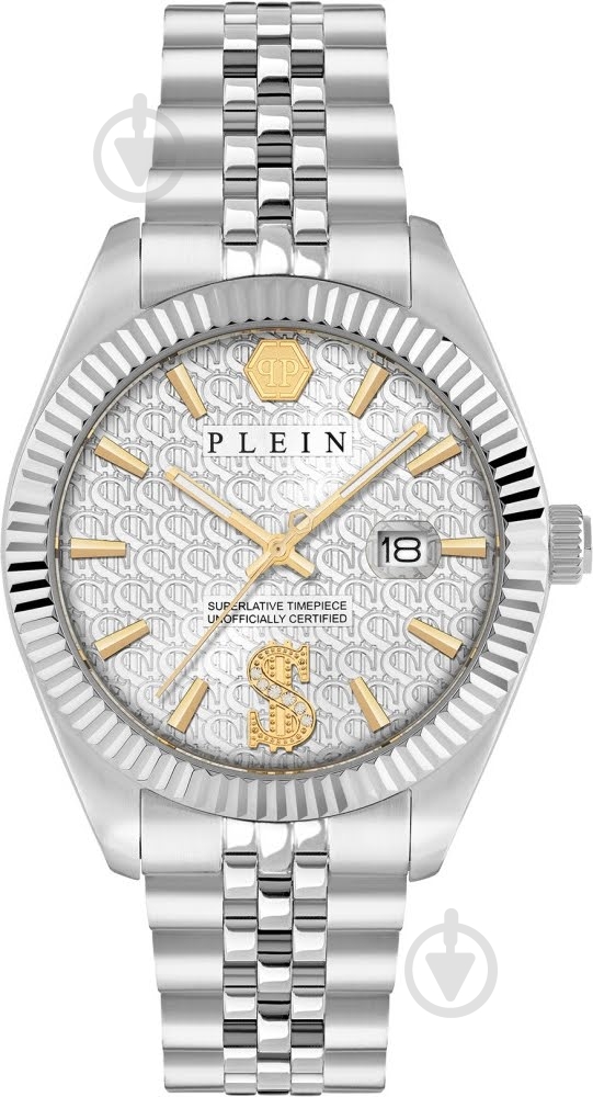 Наручний годинник Date Superlative Philipp Plein silver (Ppwmfa0725) - фото 1