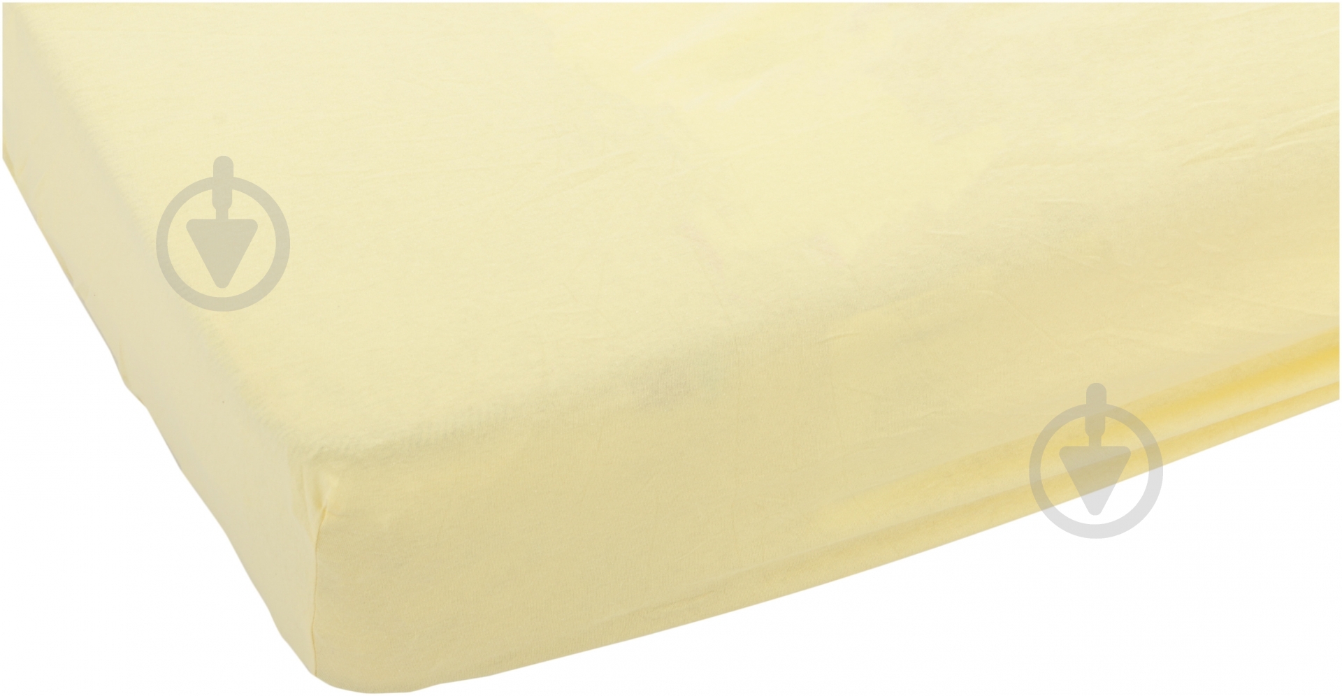 Простынь 100x200 см желтый Songer und Sohne - фото 1