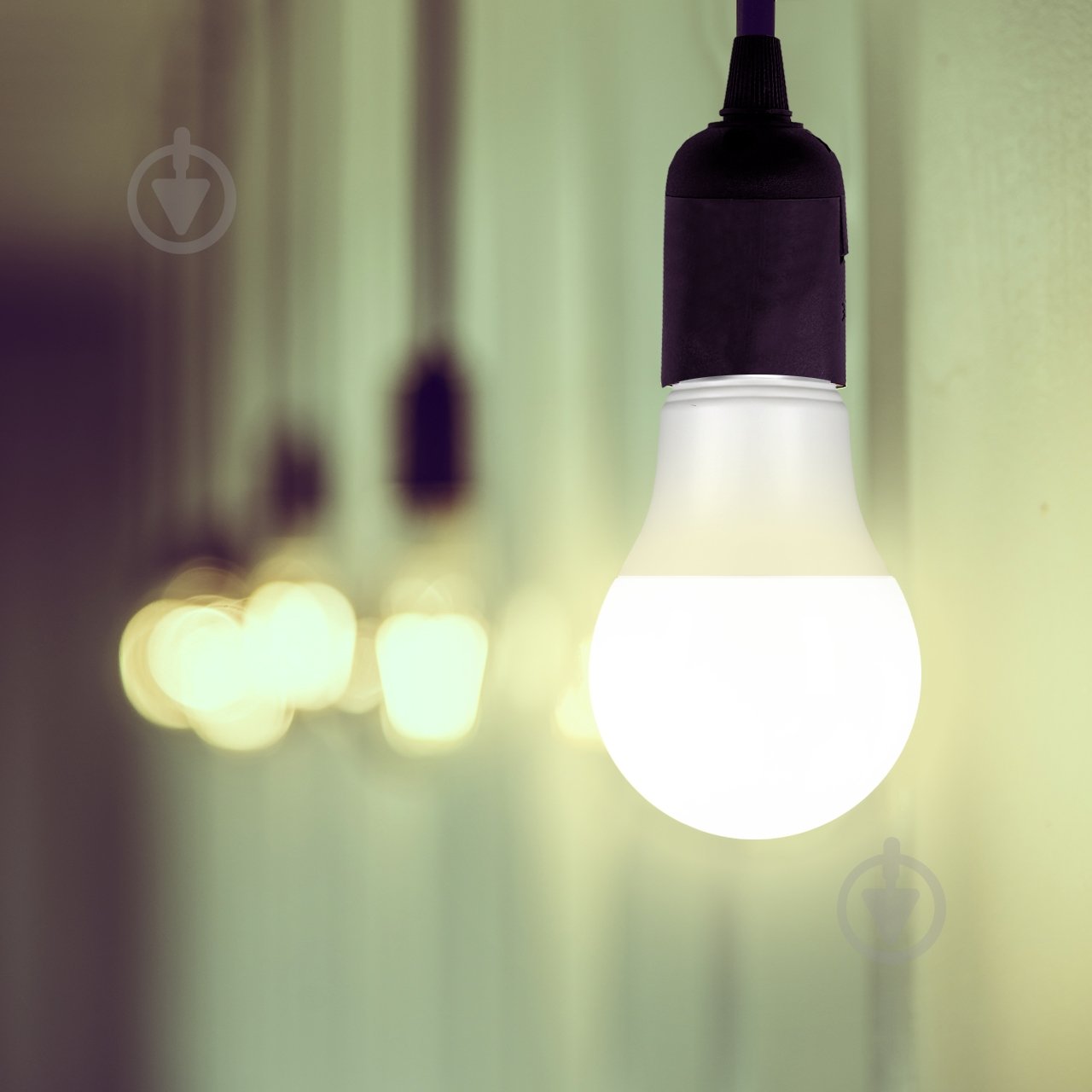 Патрон электрический с проводом E27 пластик черный - фото 3