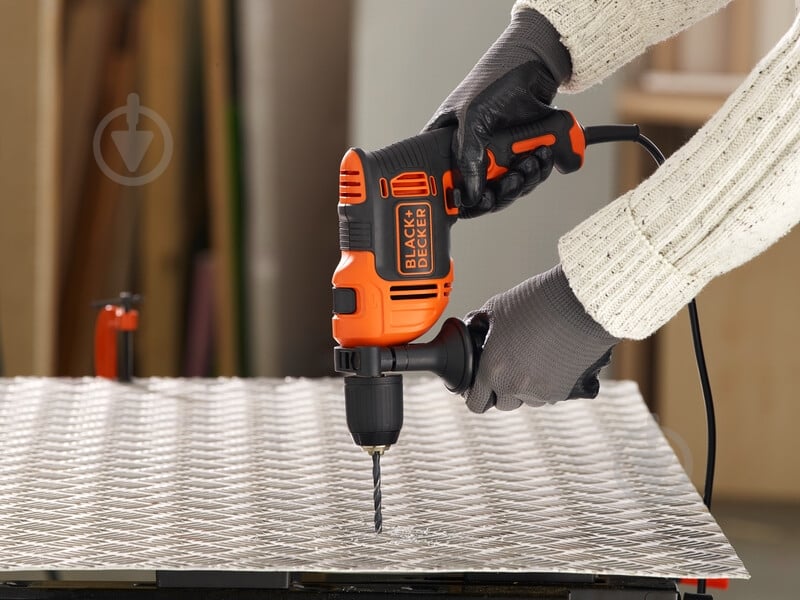 Дриль ударний Black+Decker BEH550 - фото 3