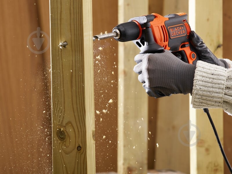 Дриль ударний Black+Decker BEH550 - фото 5