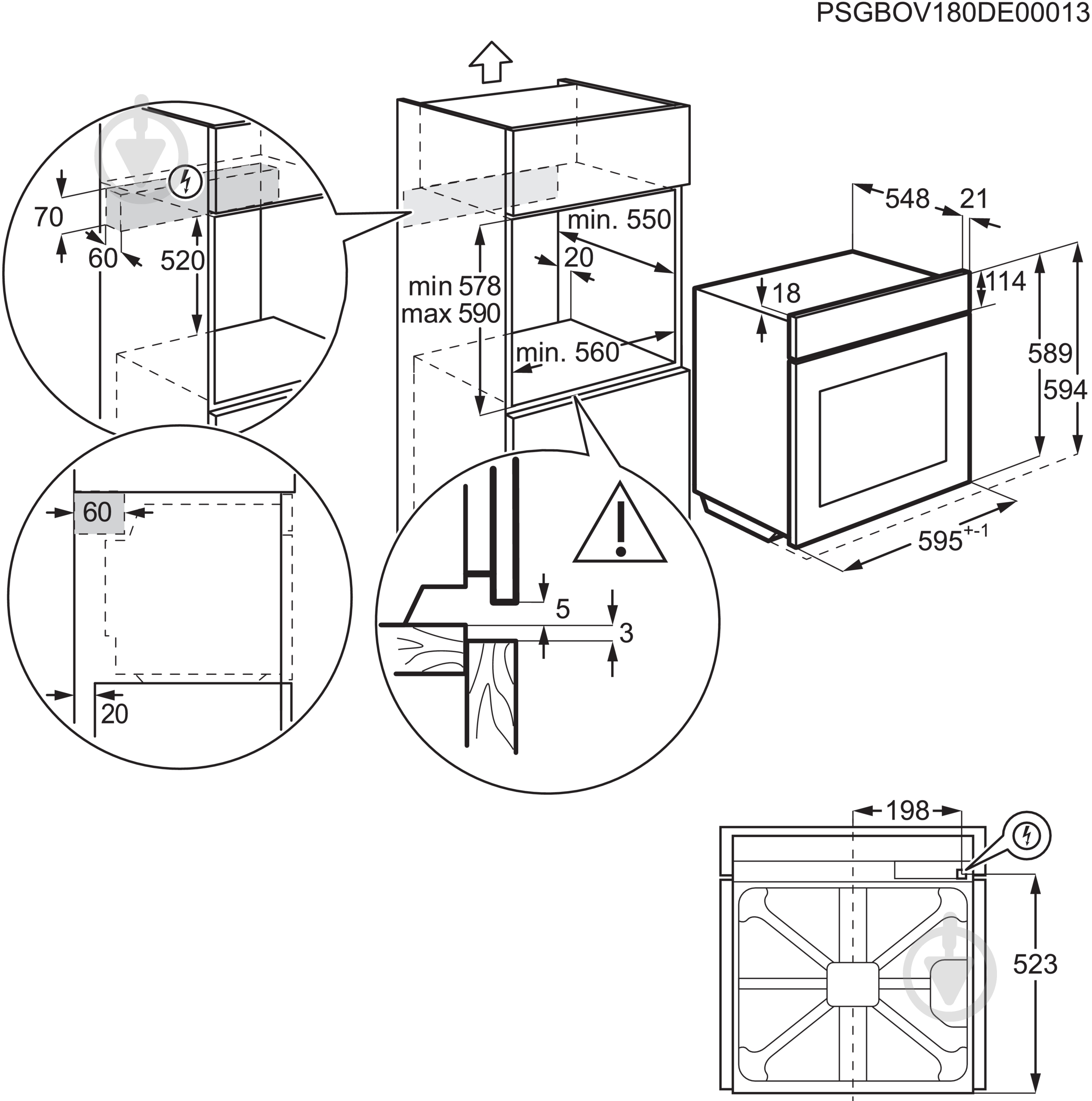Духовой шкаф Electrolux EOA5220AOR - фото 5