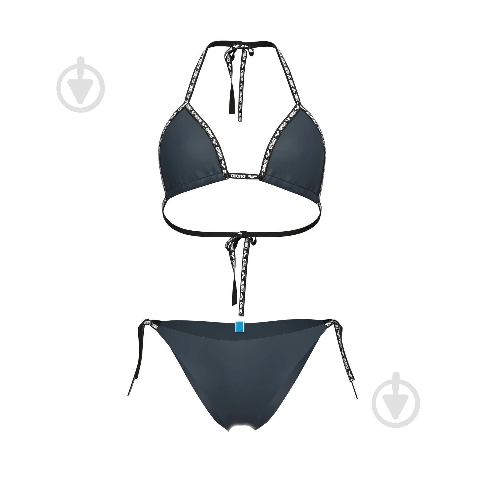 Купальник Arena SOLID BIKINI TRIANGLE 009397-500 р.42 серый - фото 6