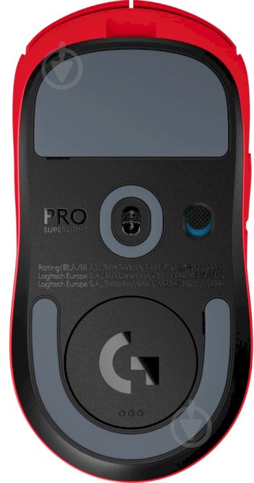 Мышка Logitech G PRO X SUPERLIGHT 2 SE LIGHTSPEED red (910-007552) - фото 5 Мышка Logitech G PRO X SUPERLIGHT 2 SE LIGHTSPEED red (910-007552) - фото 5