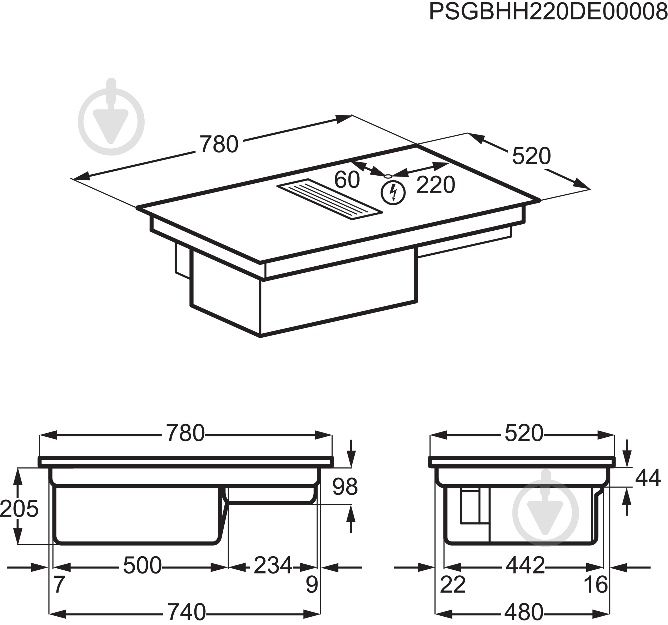 Варочная поверхность индукционная Electrolux KCC83443 - фото 7 Варочная поверхность индукционная Electrolux KCC83443 - фото 7