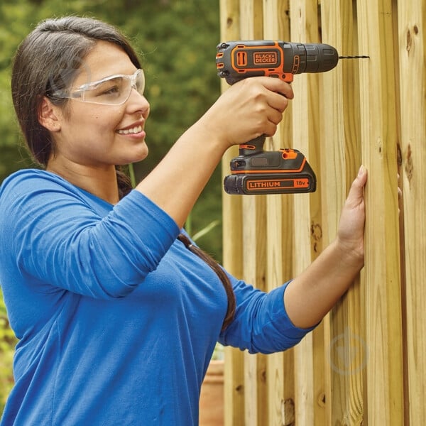 Шуруповерт акумуляторний Black+Decker BDCDC18B - фото 4
