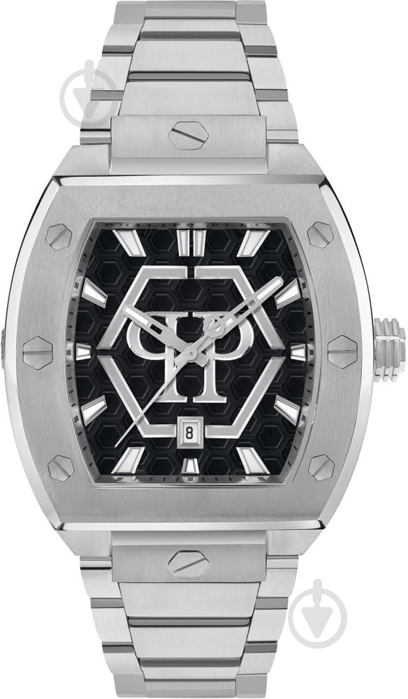 Наручные часы Hexagon Phantom Philipp Plein silver (Ppwpua0725) - фото 1 Наручные часы Hexagon Phantom Philipp Plein silver (Ppwpua0725) - фото 1