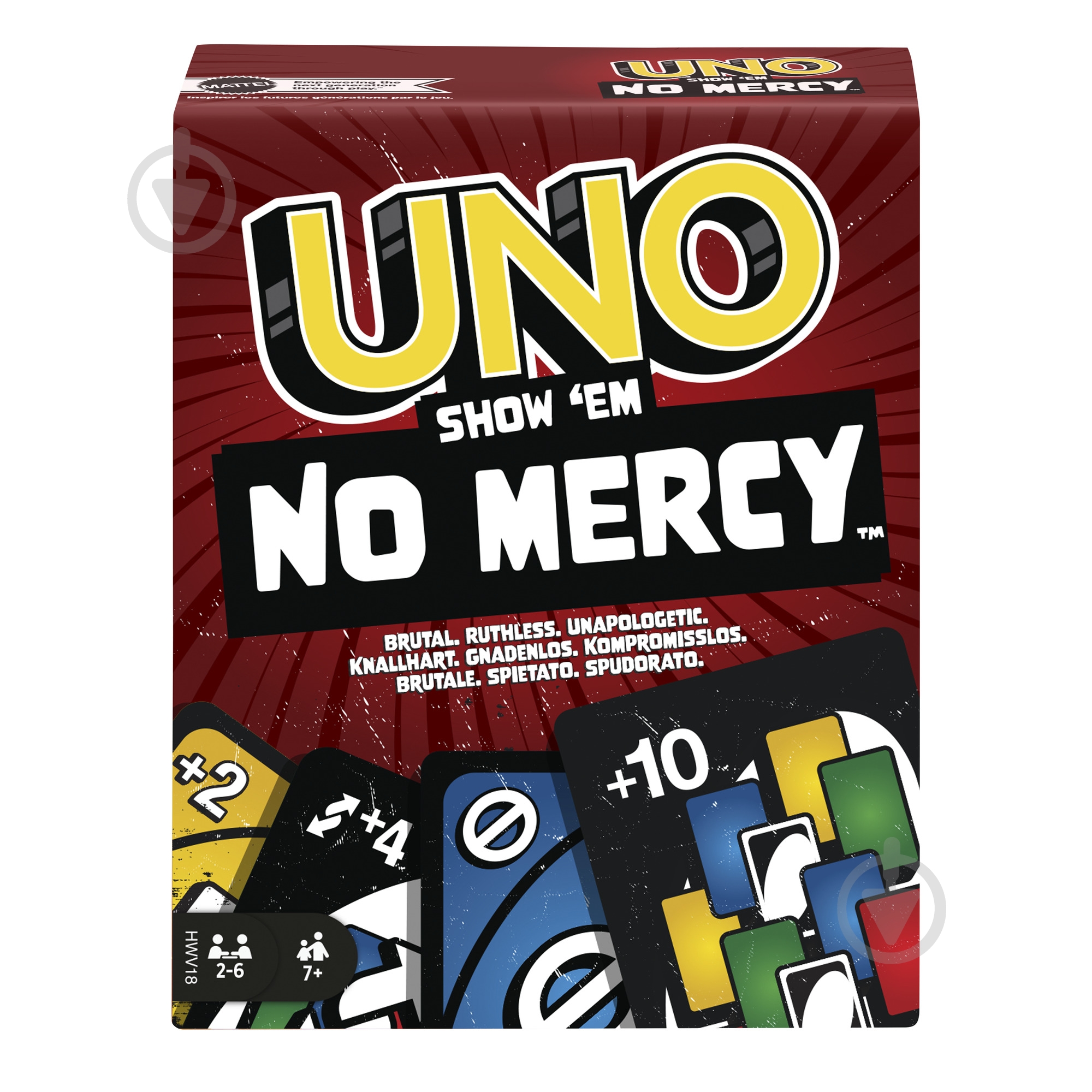 Игра настольная Uno "Нет прощения" HWV18 - фото 1 Игра настольная Uno "Нет прощения" HWV18 - фото 1