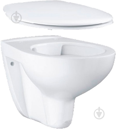 Унитаз подвесной Grohe Bau Ceramic с сиденьем soft close 39351000 - фото 1