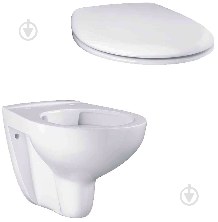 Унитаз подвесной Grohe Bau Ceramic с сиденьем soft close 39351000 - фото 2